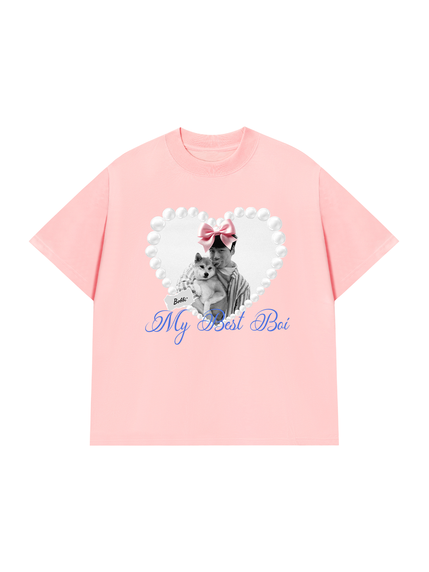 Áo Thun Custom Pets Heart Pearl Shirt