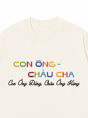 Áo Thun Custom Con Ông Cháu Cha