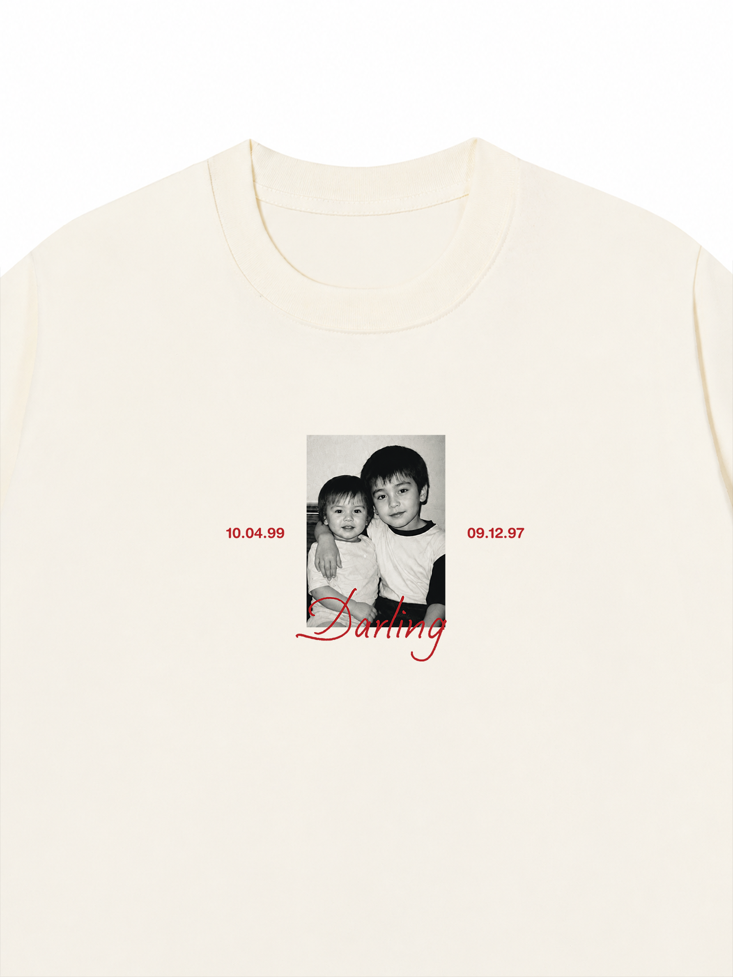 Áo Thun Custom Couple Darling