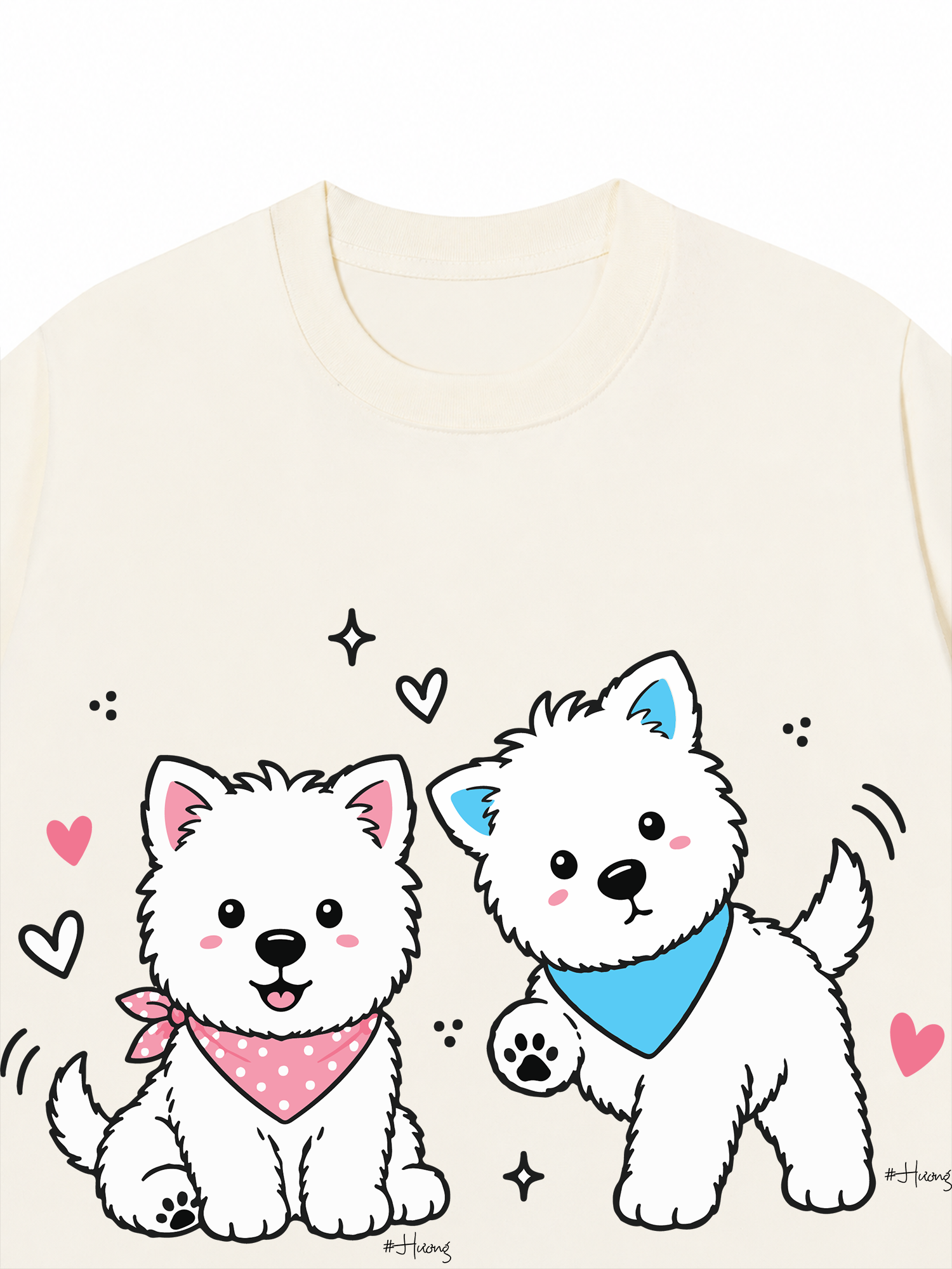 Áo Thun Custom Couple All Of My World