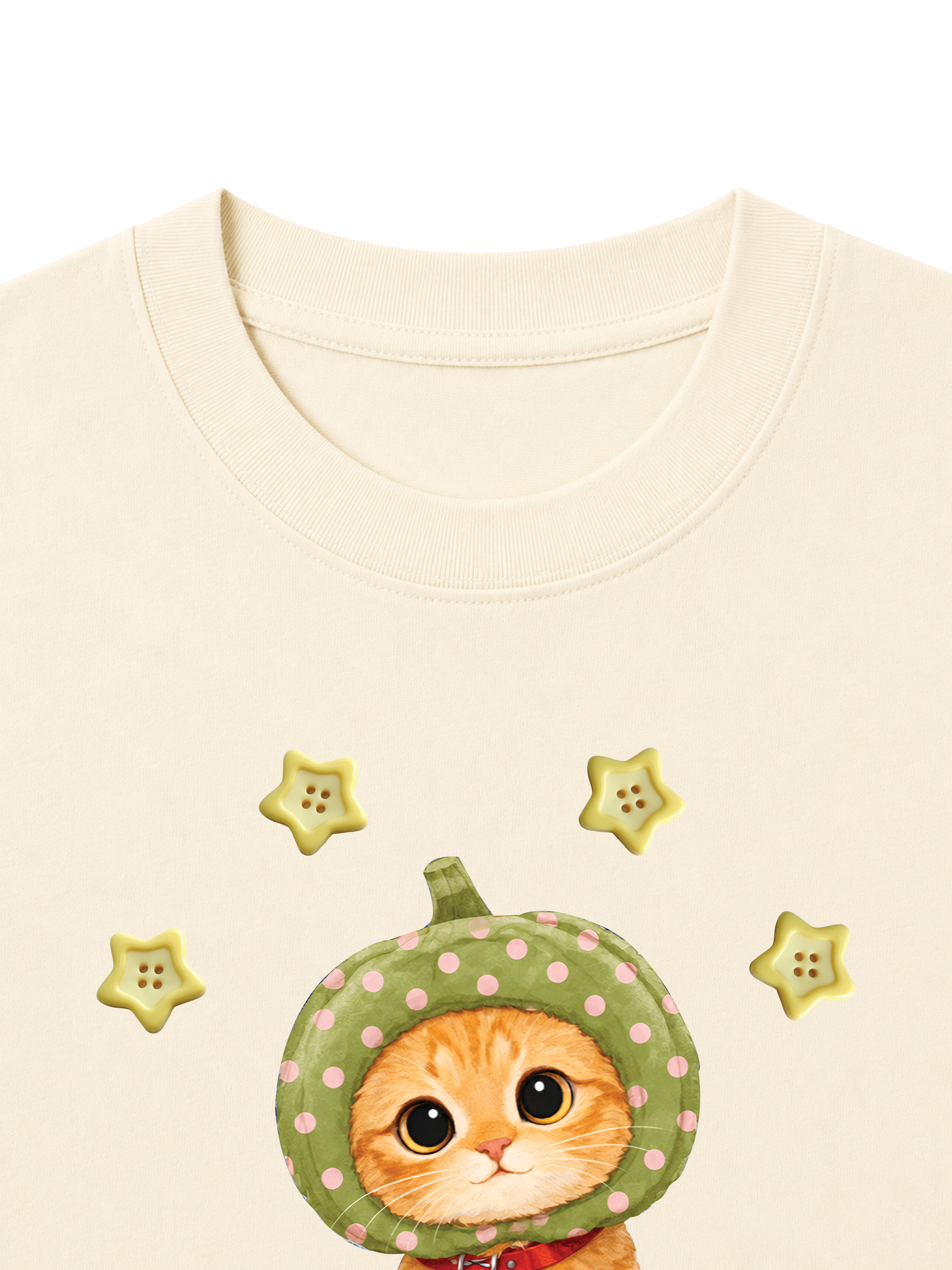 Áo Thun Nữ Pumpkin Cat