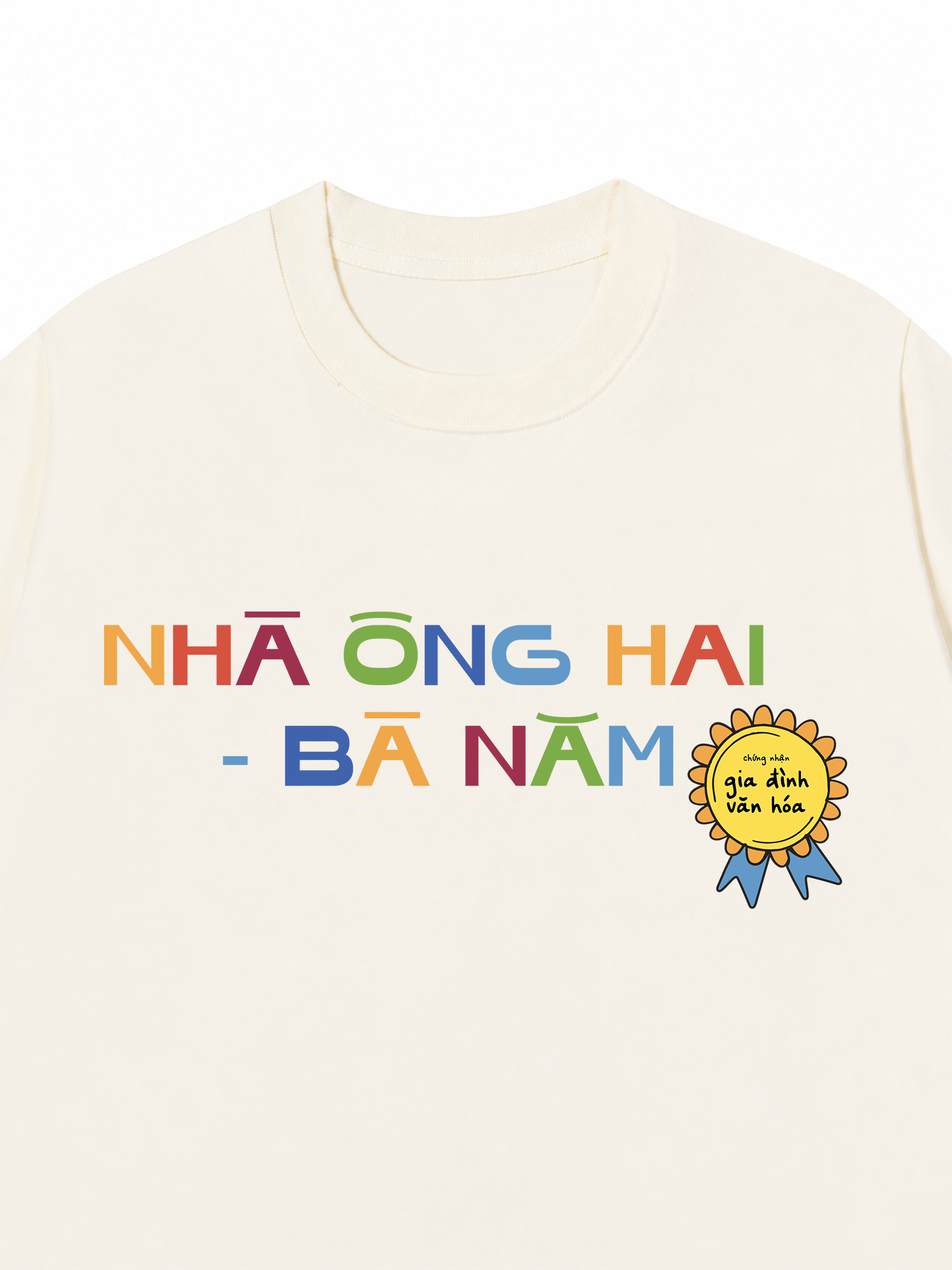 Áo Thun Custom Chứng Nhận Gia Đình Văn Hóa
