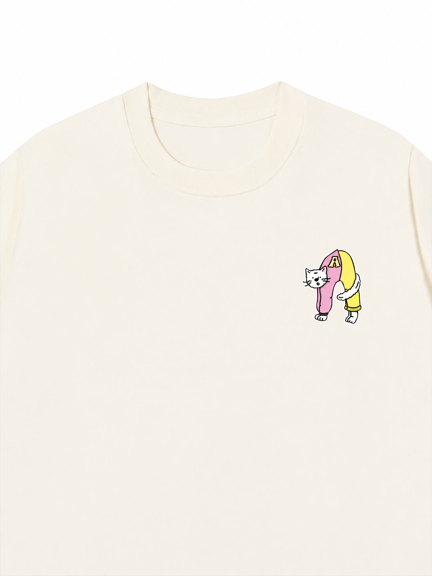 Áo Thun Custom Alphabet Cat