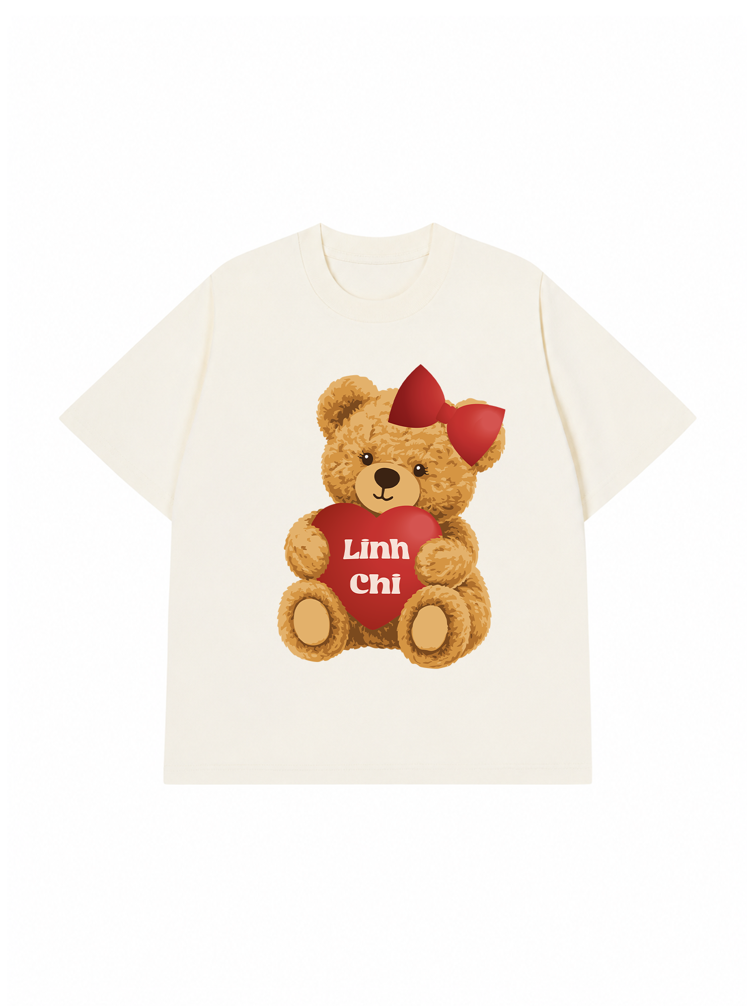 Áo Thun Custom Couple Teddy Couple