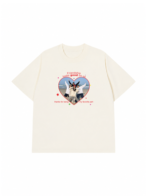 Áo Thun Custom Friend Heart