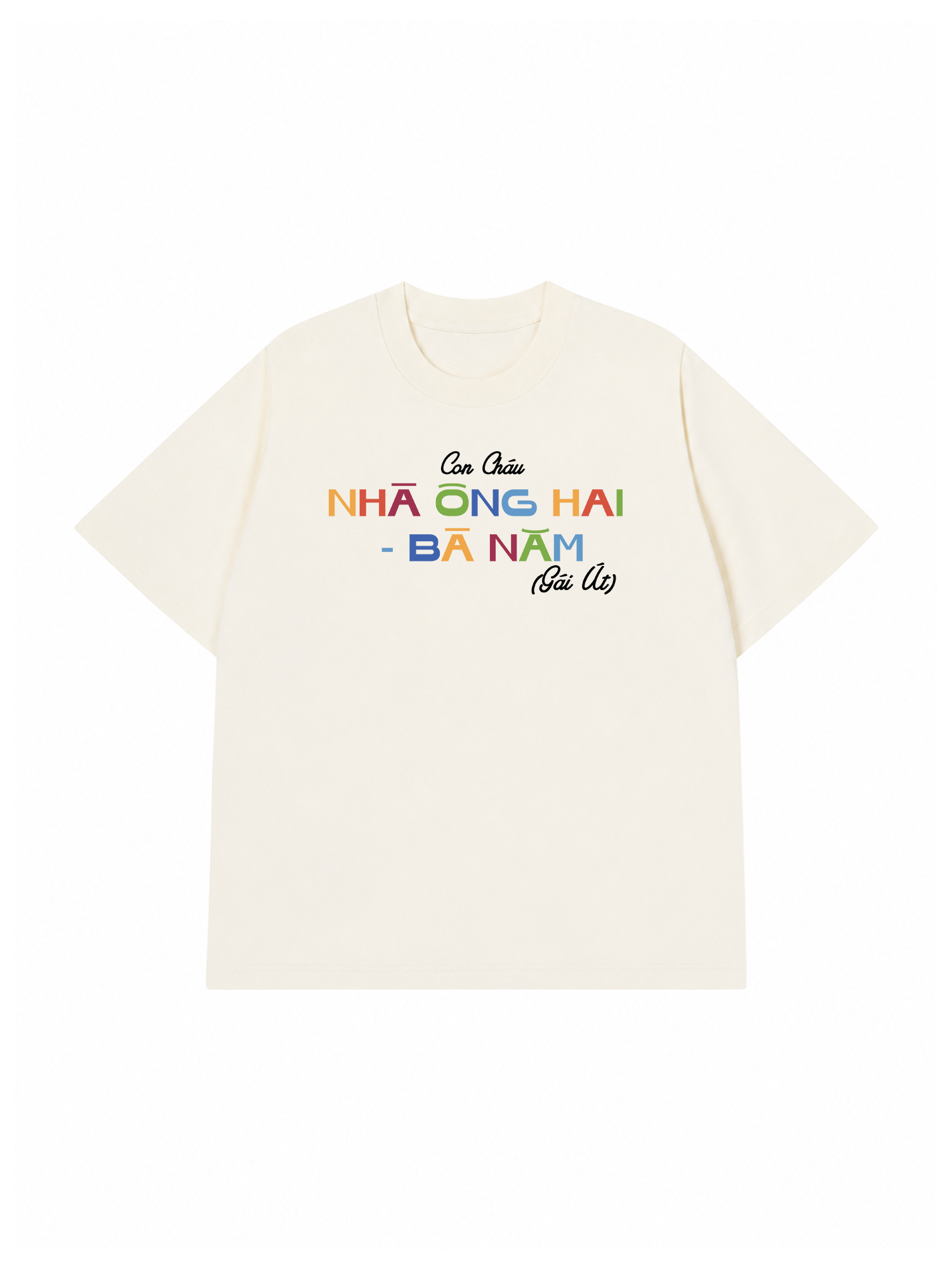 Áo Thun Custom Con Cháu Nhà Ông Bà