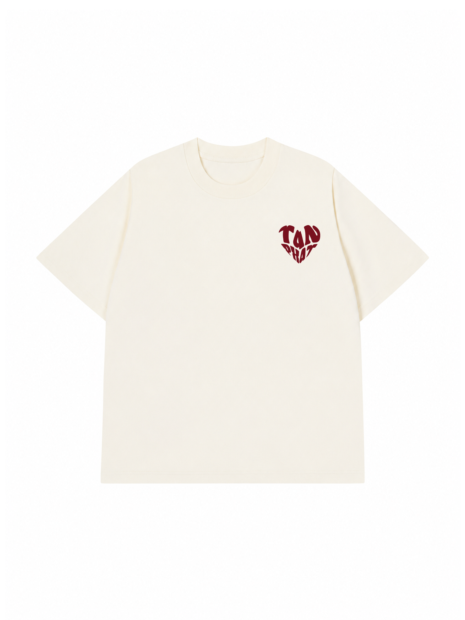 Áo Thun Red Custom Heart Custom Couple Name