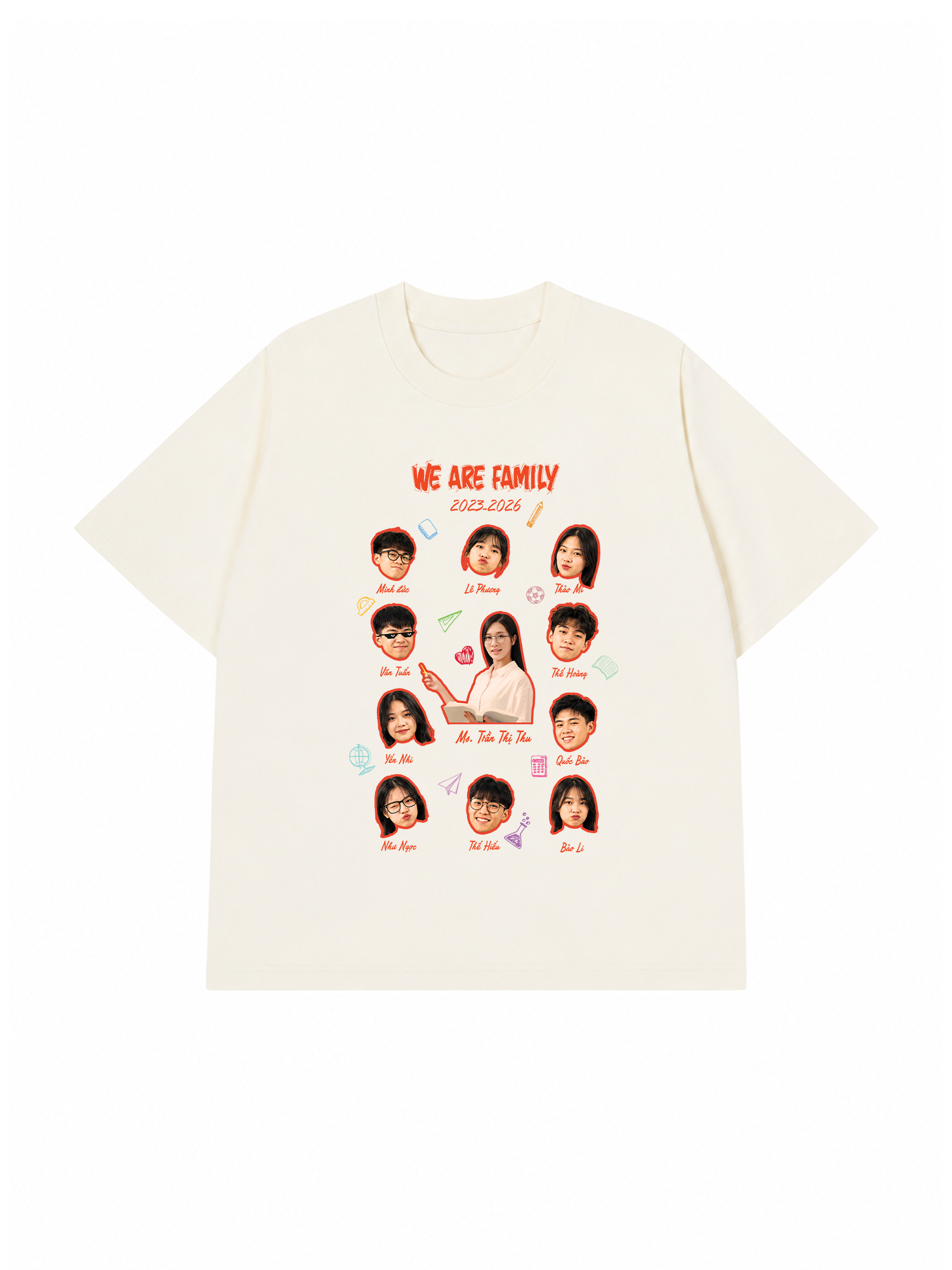 Áo Thun Custom Class Shirt We Are Family