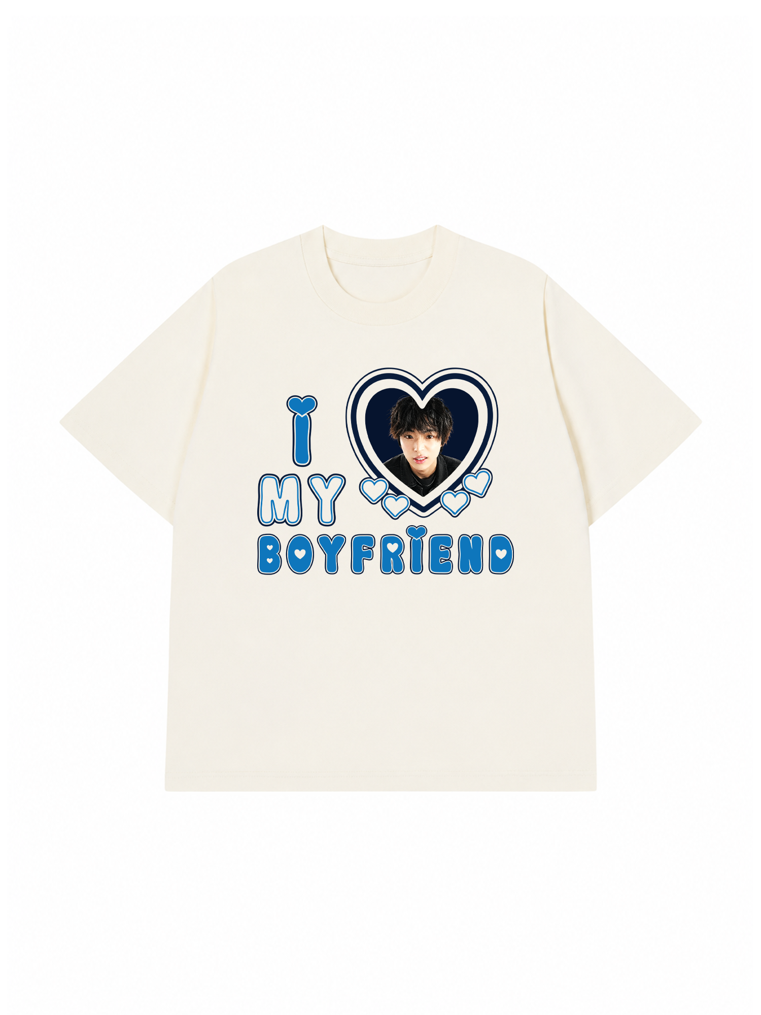 Áo Thun Custom Couple I Love My Boyfriend, Girlfriend