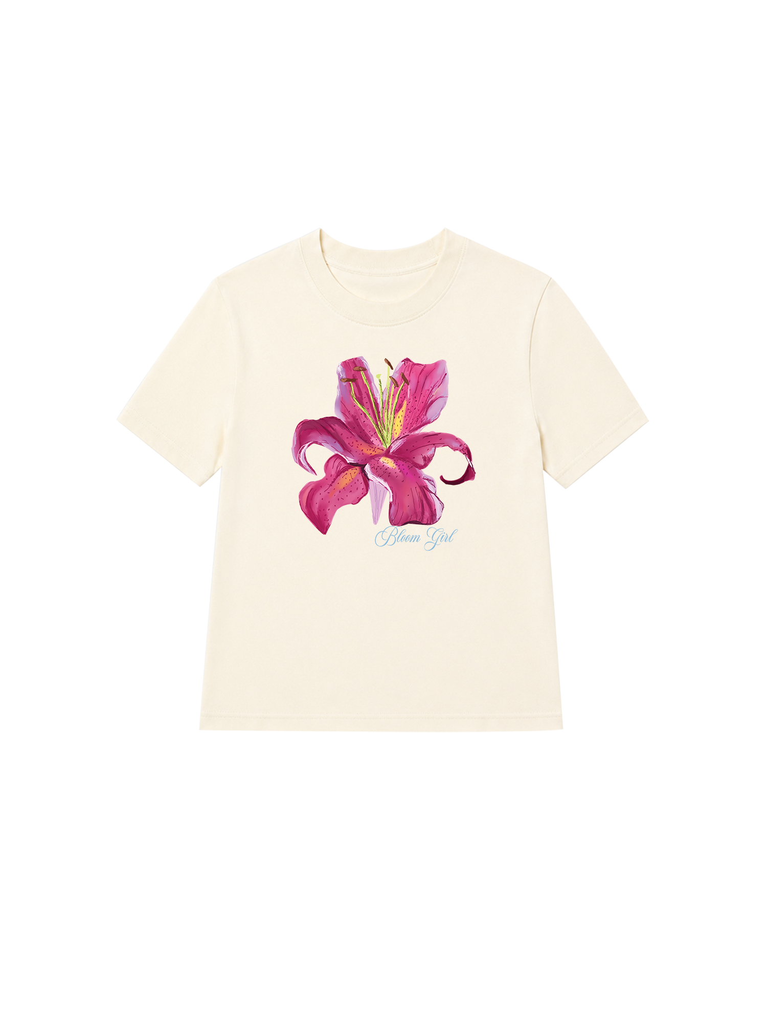 Áo Thun Nữ  Bloom Girl Pink Lily