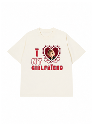 Áo Thun Custom Couple I Love My Boyfriend, Girlfriend