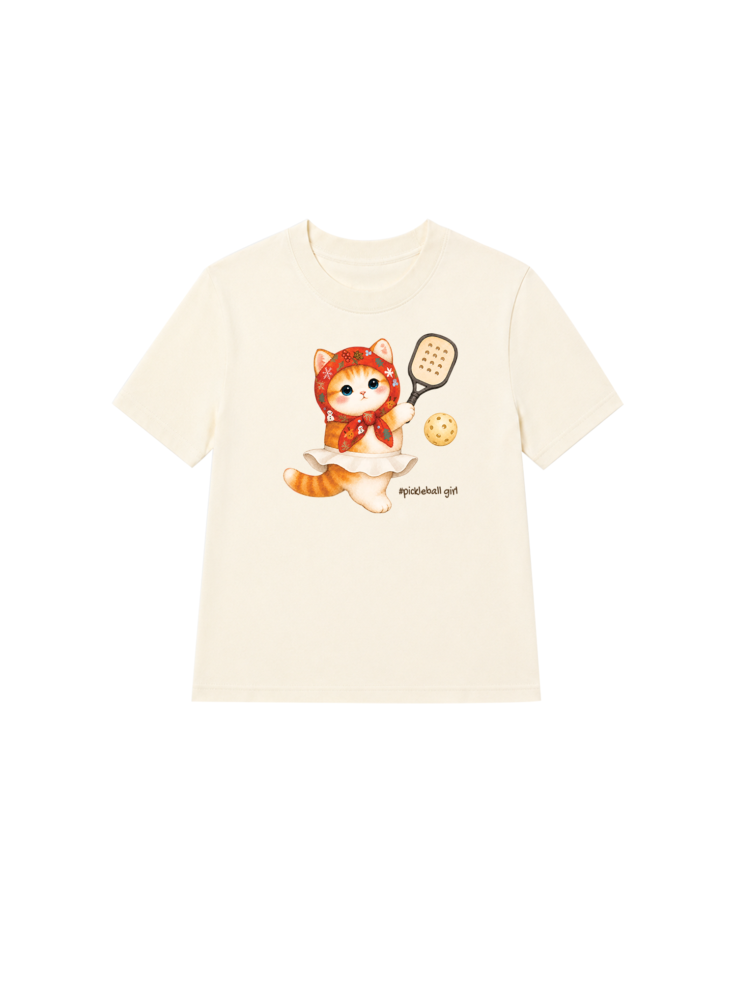 Áo Thun Nữ Pickleball Girl Meow
