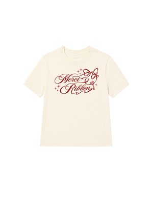 Áo Thun Nữ  Merci Ribbon