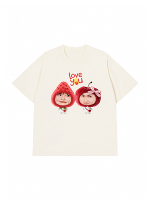 Áo Thun Custom Fruit Couple