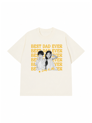 Áo Thun Custom Color Family Children Name Best Parent Ever