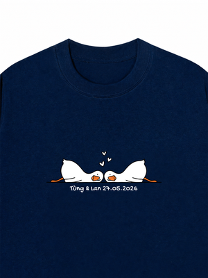 Áo Thun Custom Couple Minimal