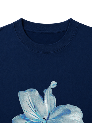 Áo Thun Nữ  Blue Lily
