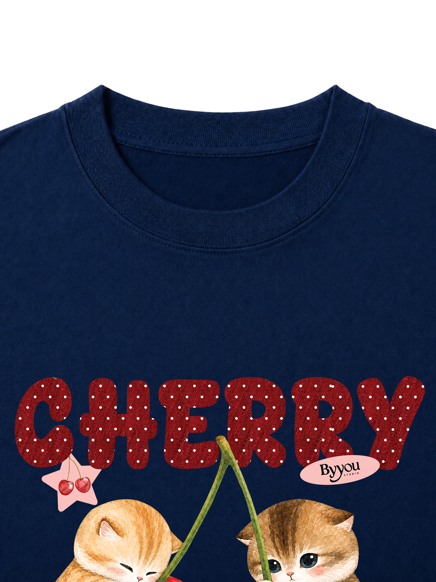 Áo Thun Nữ Cherry Meow