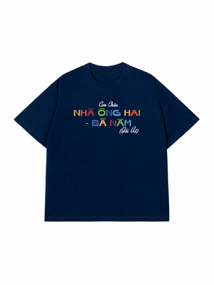 Áo Thun Custom Con Cháu Nhà Ông Bà