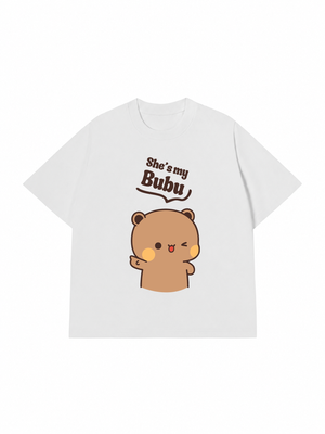 Áo Thun Custom Bubu & Dudu Couple Shirts Matching Bear T-Shirts
