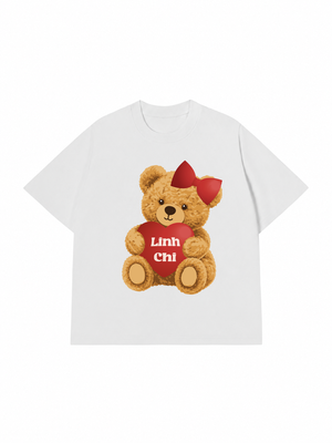 Áo Thun Custom Couple Teddy Couple