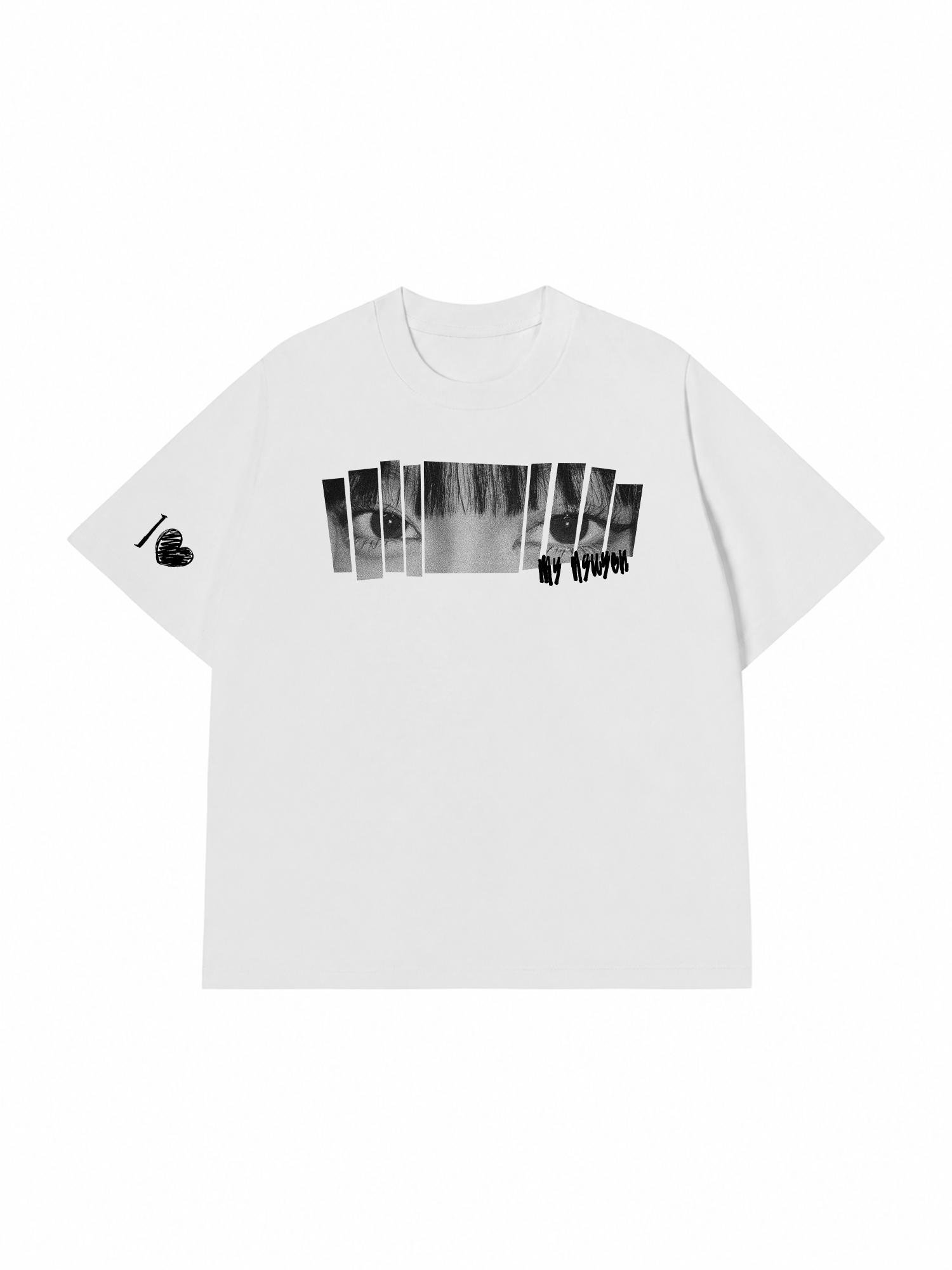 Áo Thun Custom Eyes Shirt Girlfriend And Boyfriend's Eyes