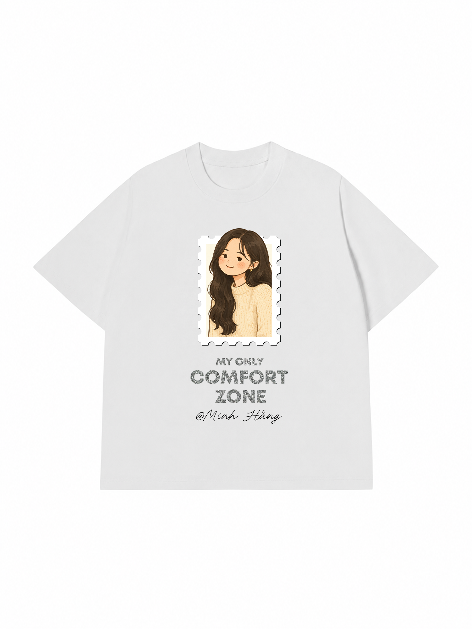 Áo Thun Custom Couple My Only Comfort Zone