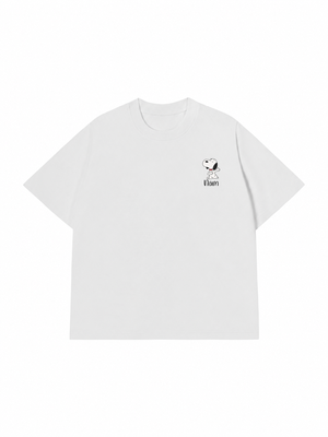 Áo Thun Custom Name Couple Cute Dog