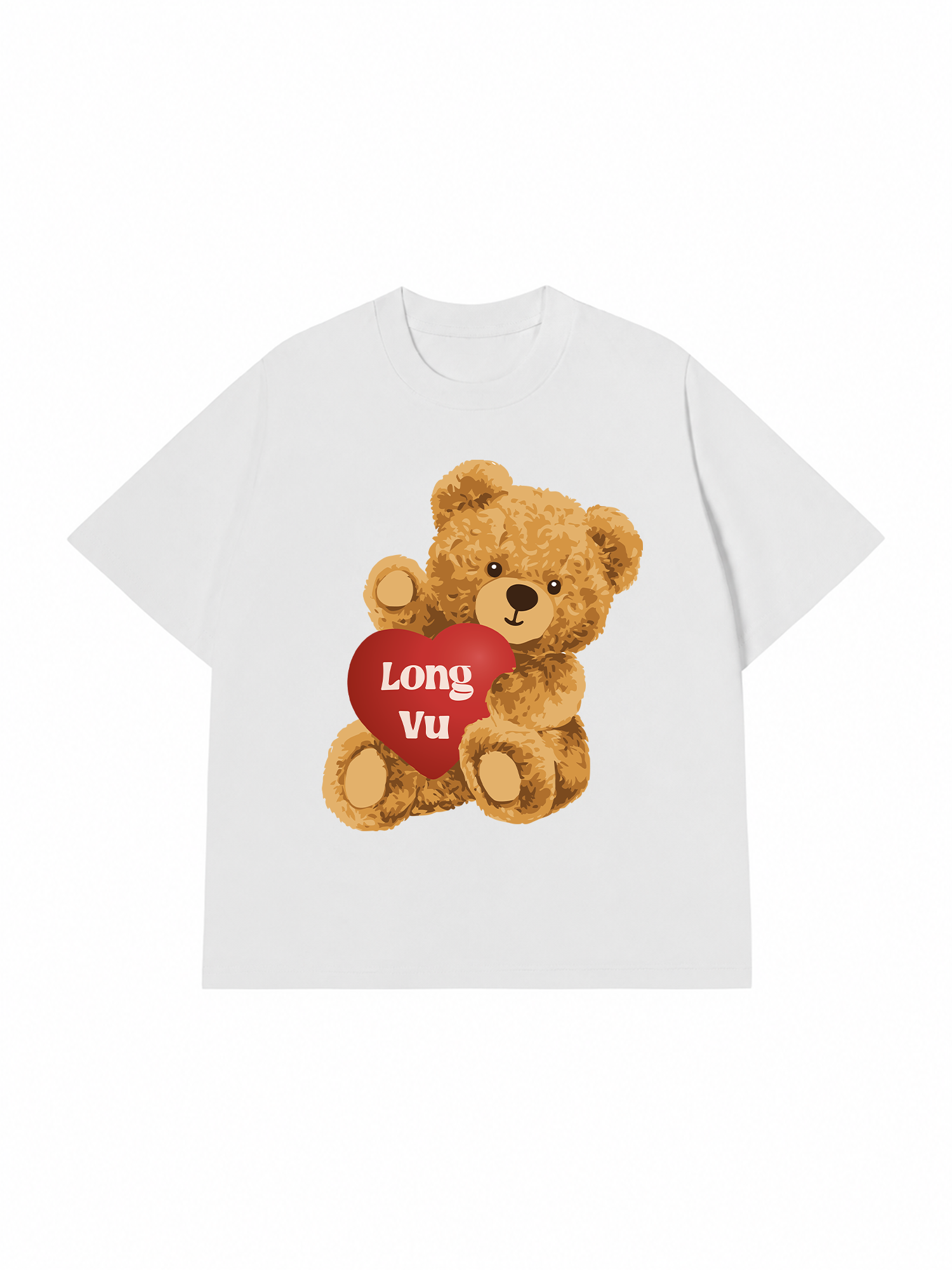 Áo Thun Custom Couple Teddy Couple