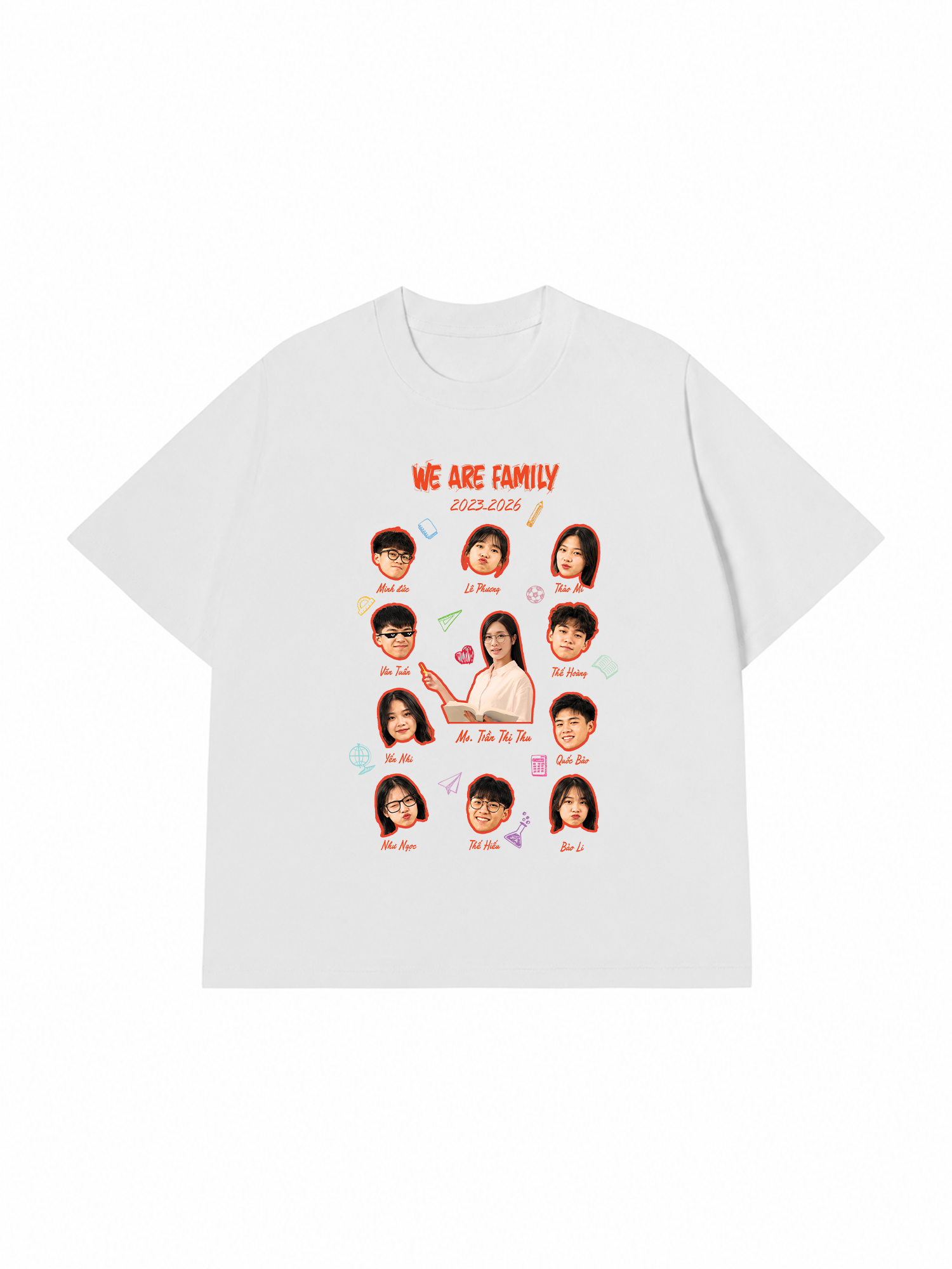 Áo Thun Custom Class Shirt We Are Family