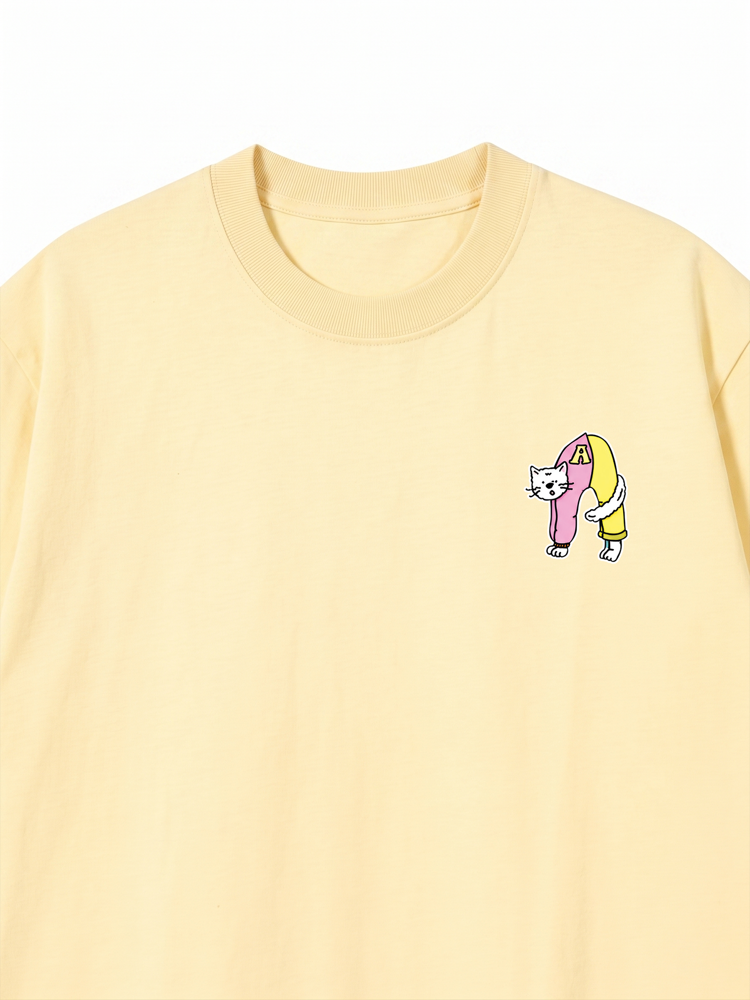 Áo Thun Custom Alphabet Cat