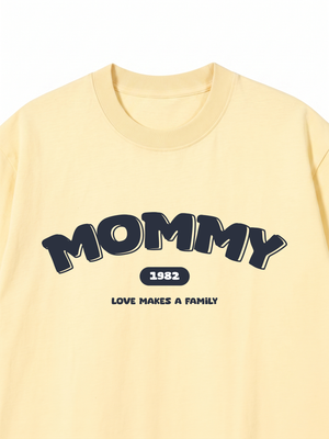Áo Thun Custom Mommy Daddy Baby