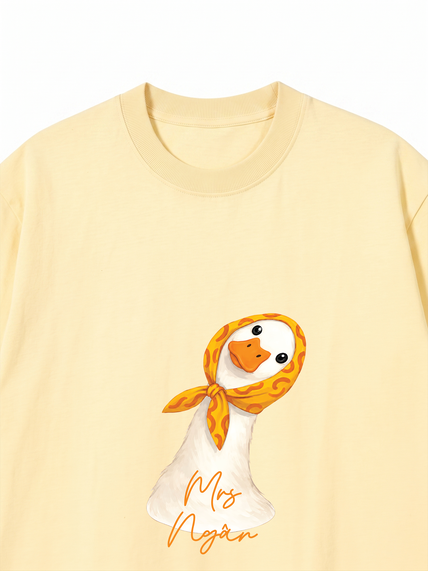 Áo Thun Custom Couple Goose