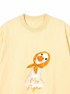 Áo Thun Custom Couple Goose