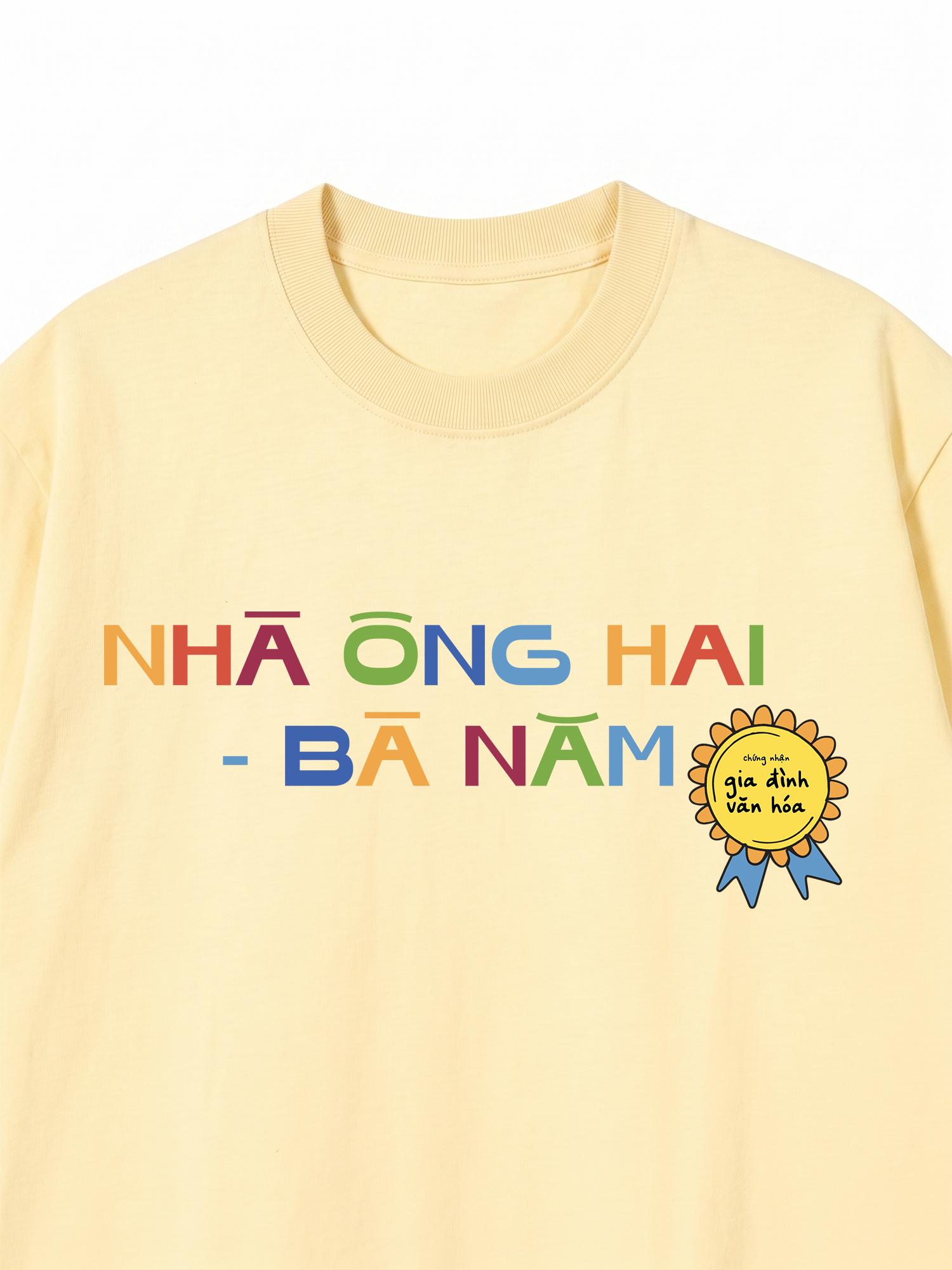 Áo Thun Custom Chứng Nhận Gia Đình Văn Hóa