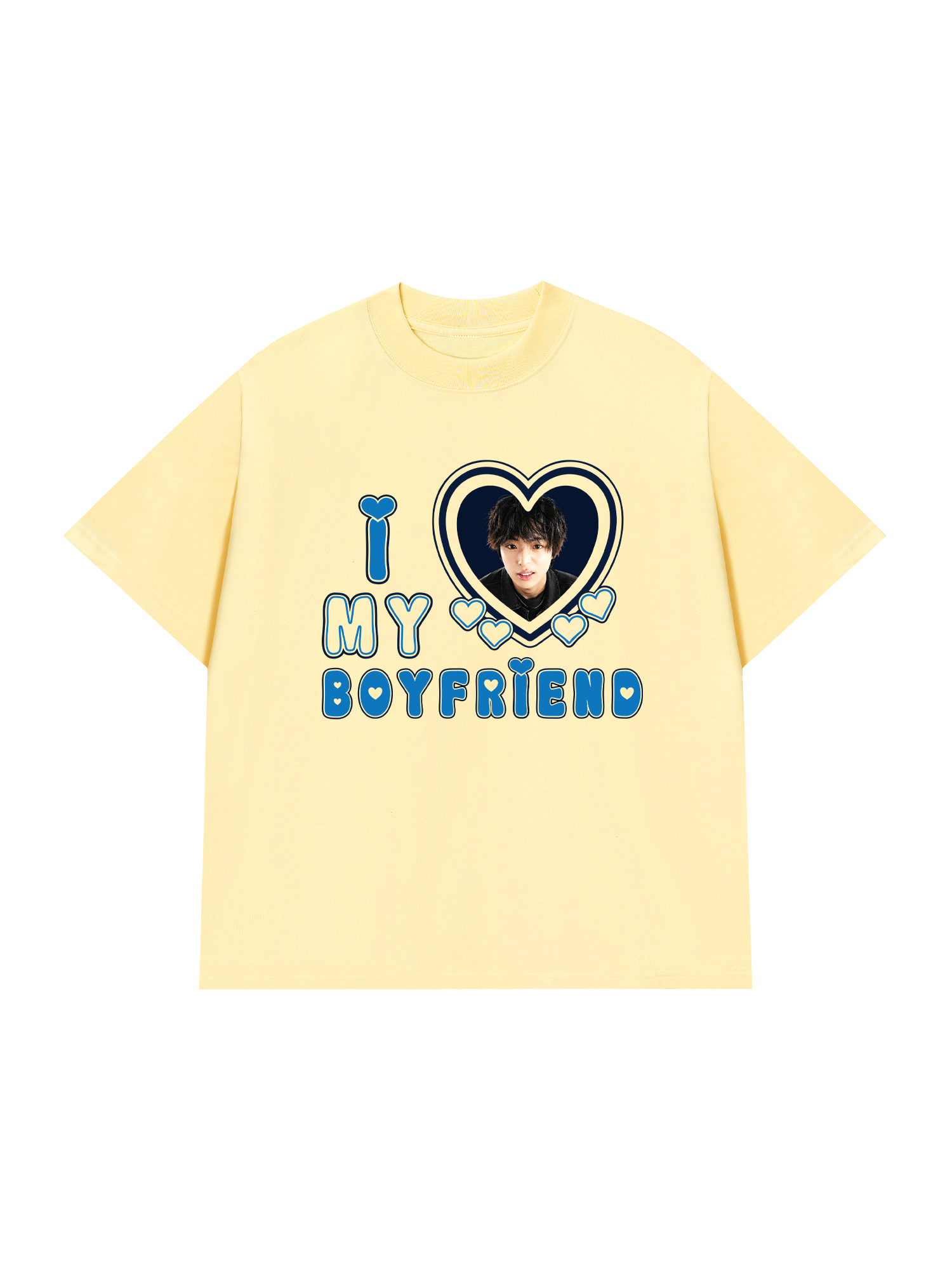 Áo Thun Custom Couple I Love My Boyfriend, Girlfriend