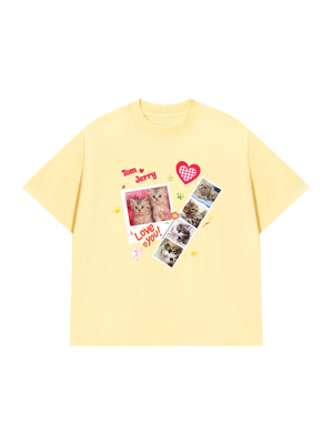 Áo Thun Custom Pets Cat Photobooth Frames