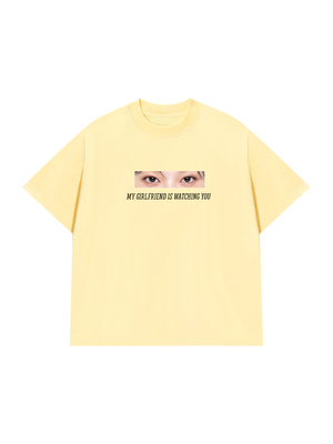 Áo Thun Custom Eye Girlfriend Is Watching You