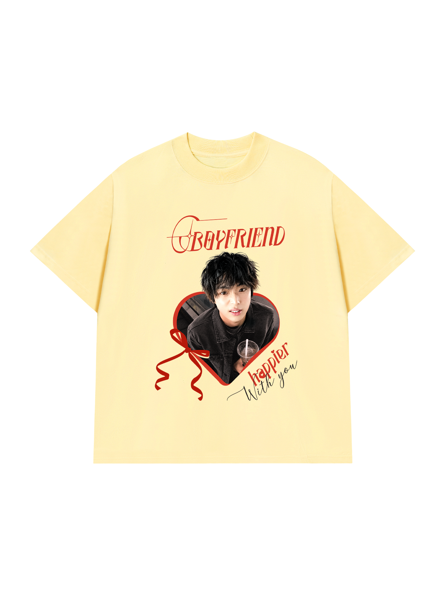 Áo Thun Custom Happier with you