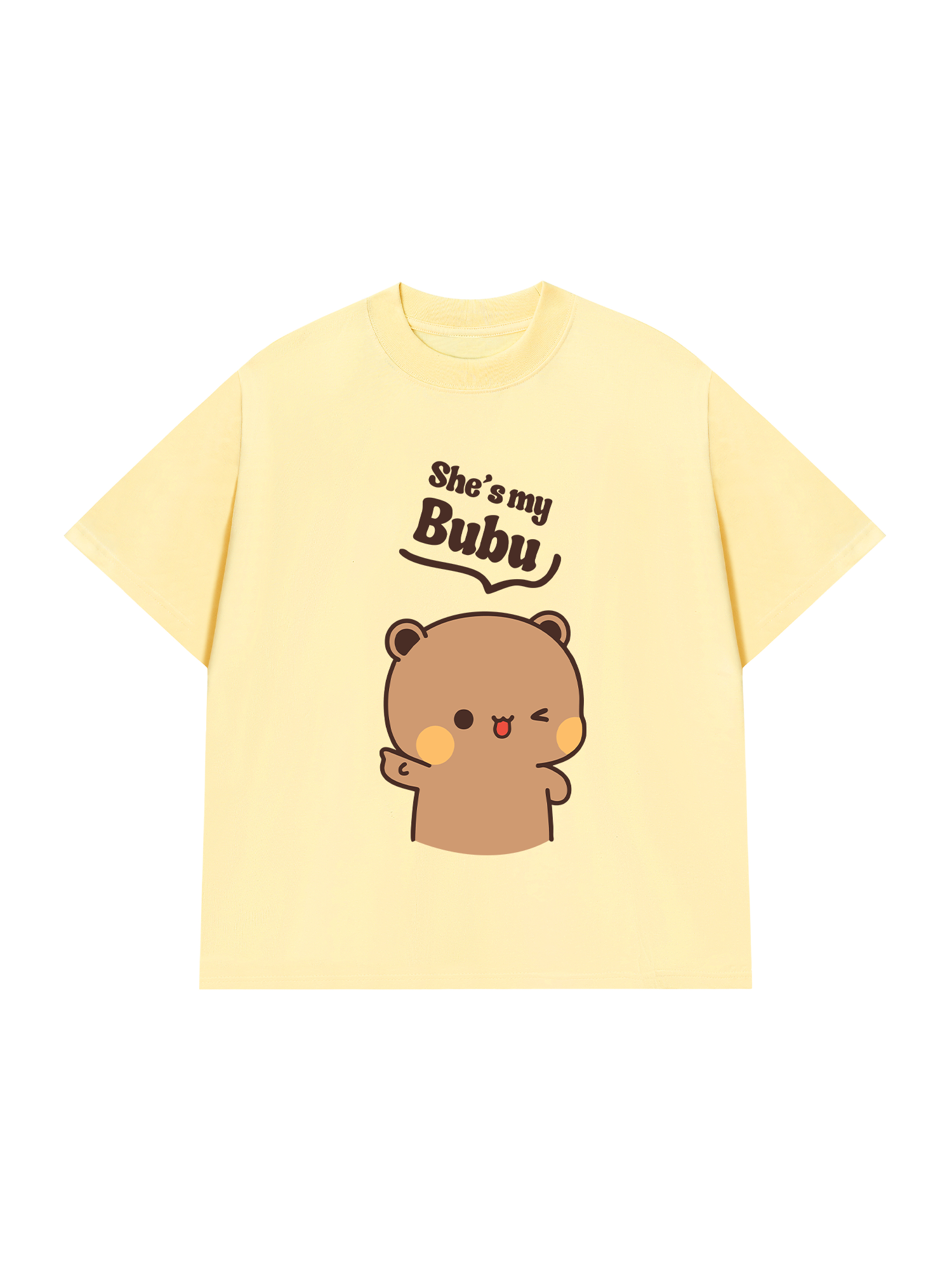 Áo Thun Custom Bubu & Dudu Couple Shirts Matching Bear T-Shirts