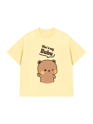 Áo Thun Custom Bubu & Dudu Couple Shirts Matching Bear T-Shirts