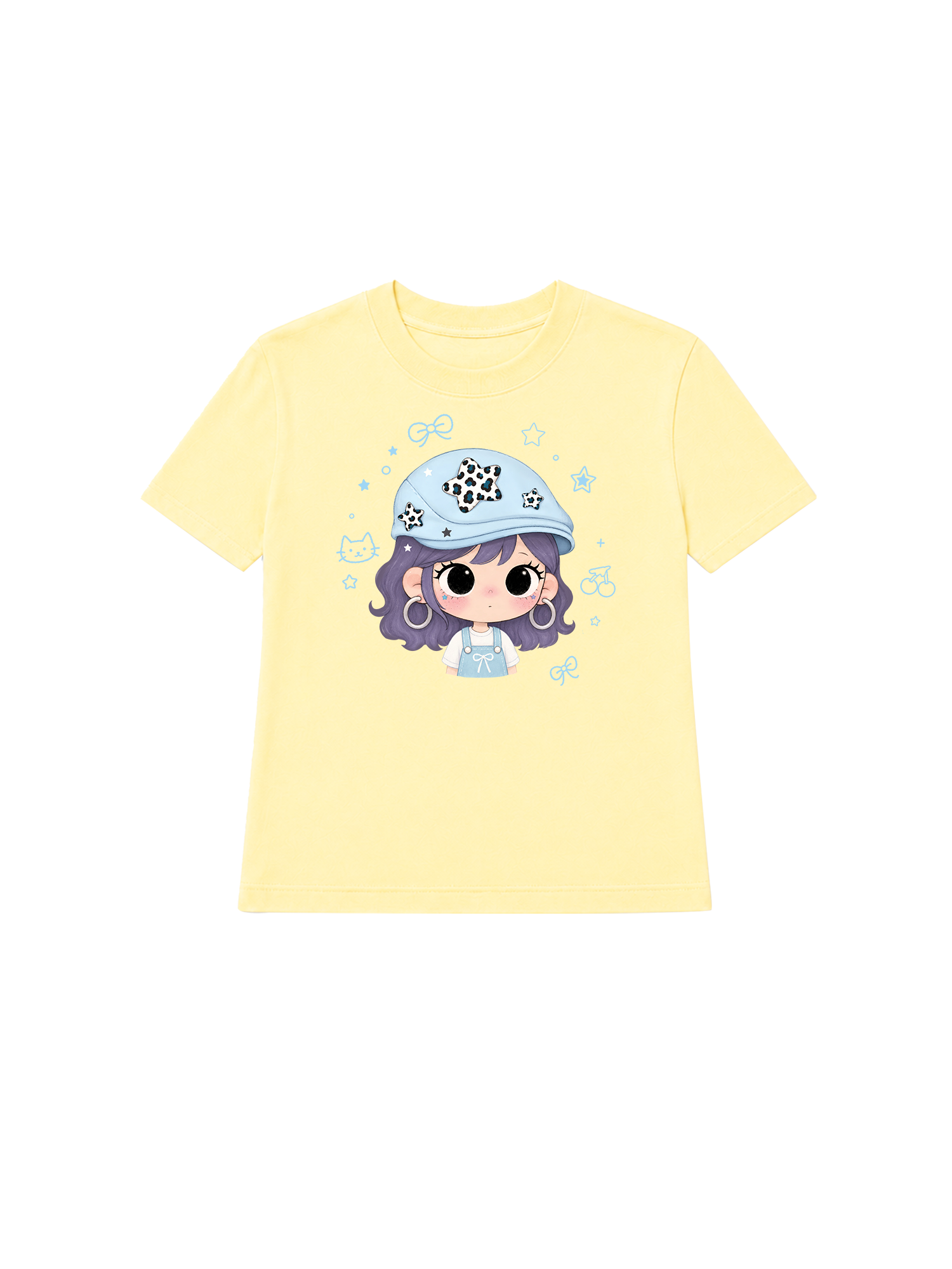 Áo Thun Nữ Beret Hat Girl