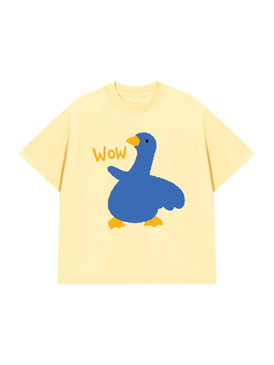 Áo Thun Custom Couple Wow Duck